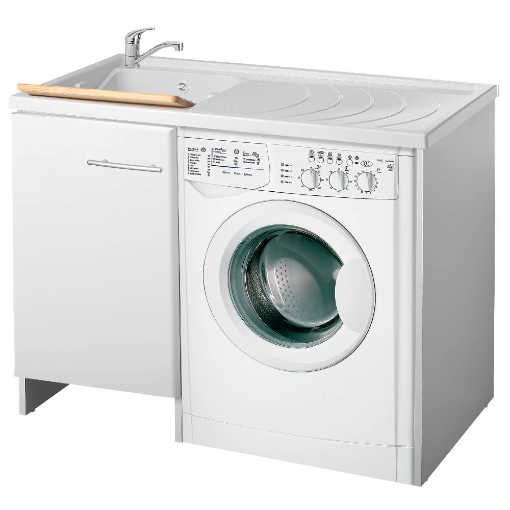 sink-furniture-with-1-door-wood-cover-washing machine-2008SX_Magica